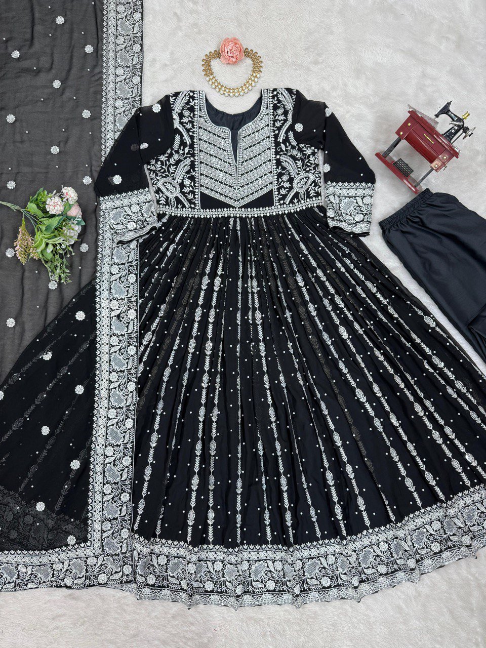 Ready Made Party Wear Gown - Image 6