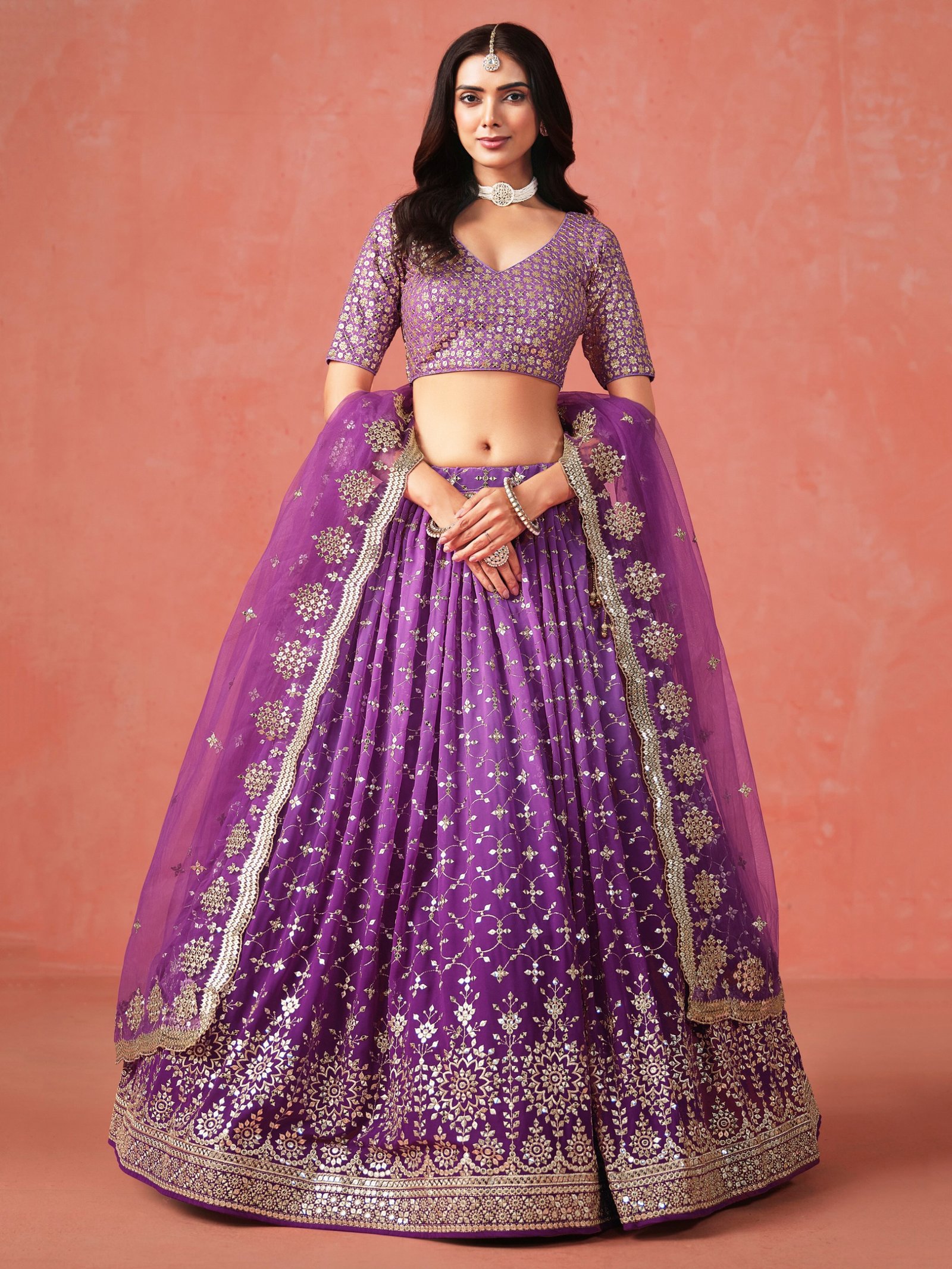 OMBRE WEDDING LEHENGA - Image 2