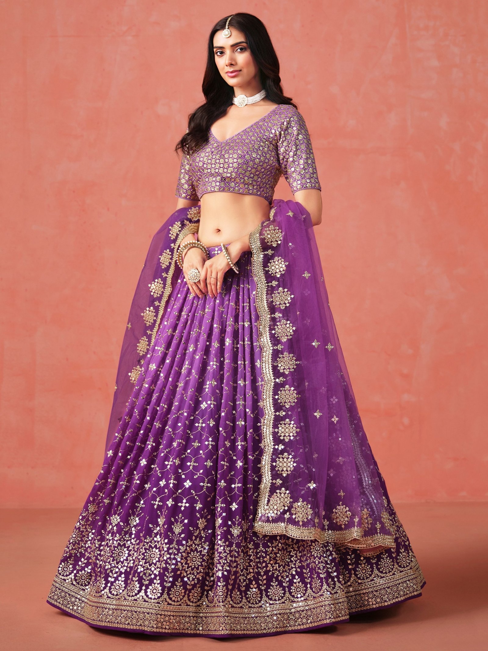 OMBRE WEDDING LEHENGA - Image 4