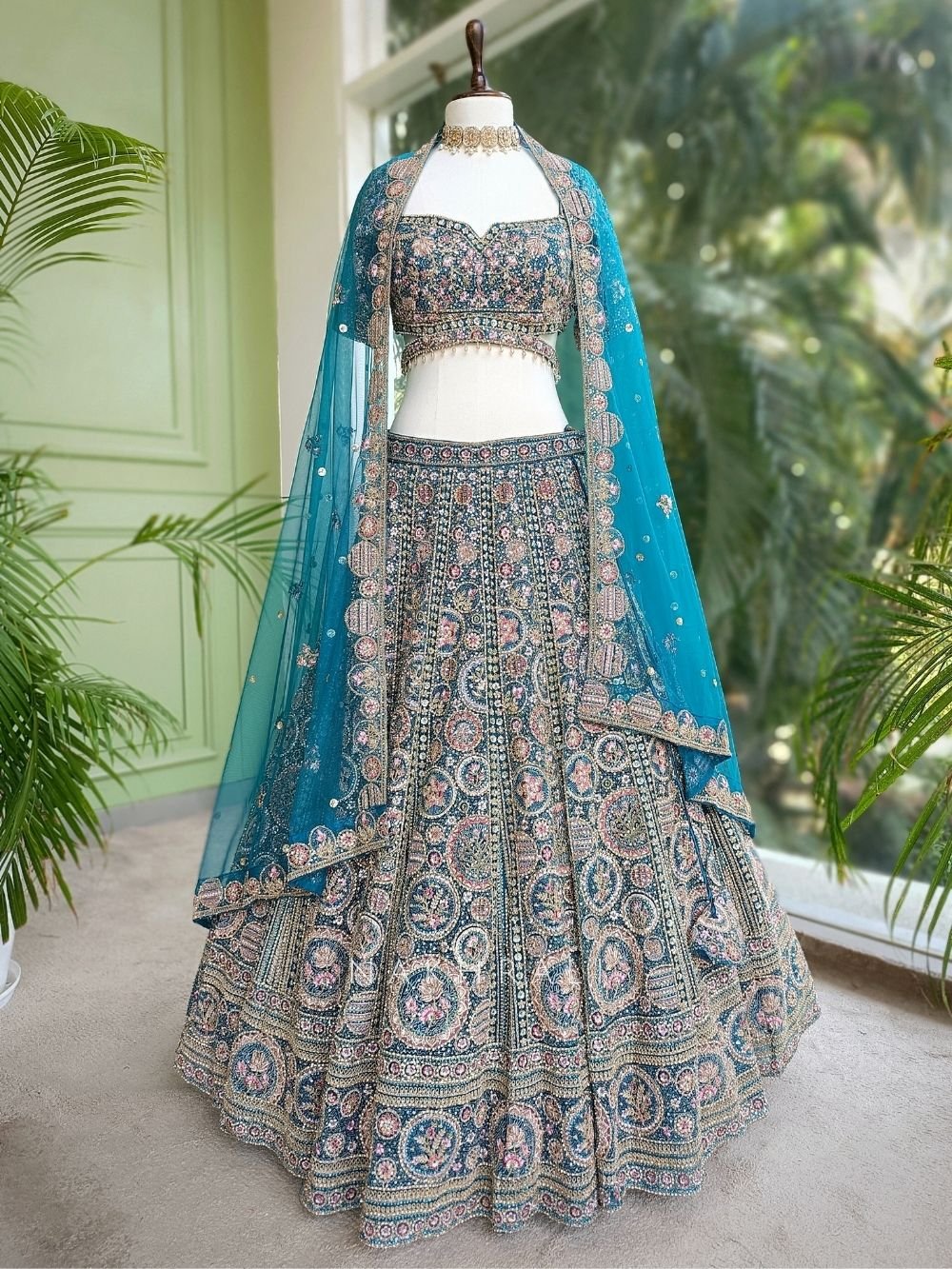 Ready Made Designer Handwork Lehenga