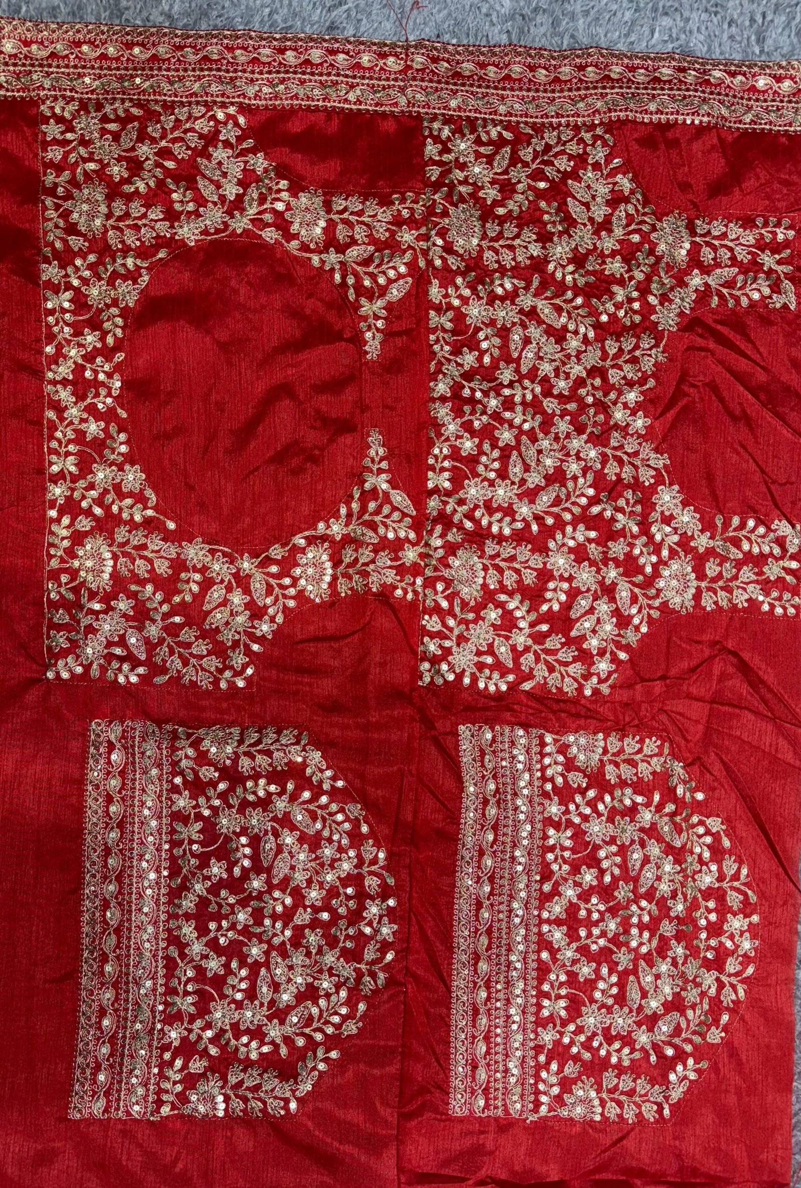 Designer Heavy Organza Saree - Image 4