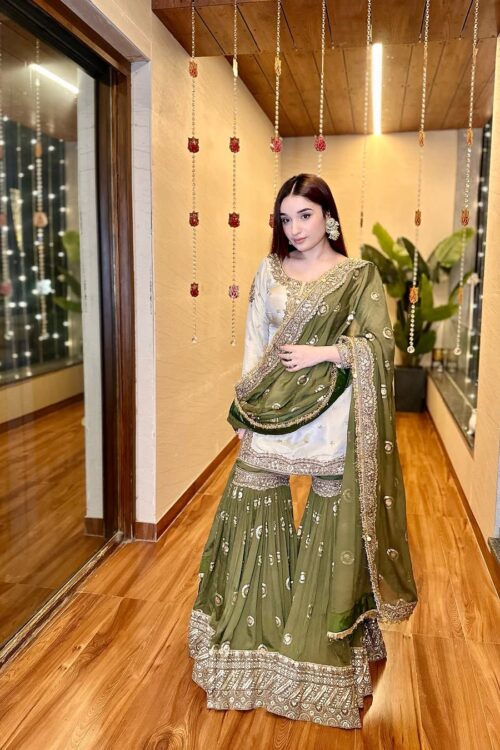 PARTY WEAR READY MADE SHARARA SET FOR WOMEN