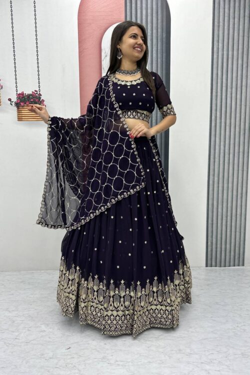 Wedding Special Heavy Embroidery Lehenga