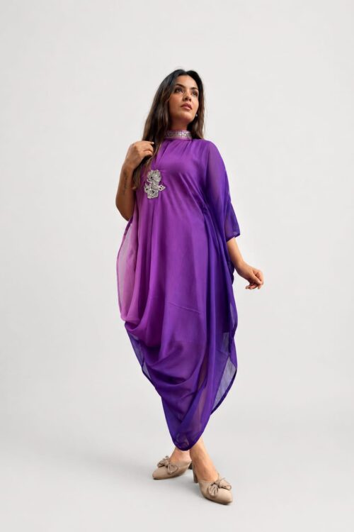 One piece twin shade kaftan