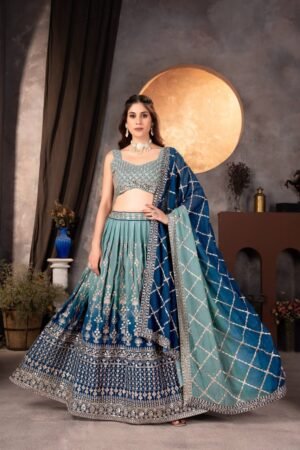 Designer Faux Georgette Lehenga Choli